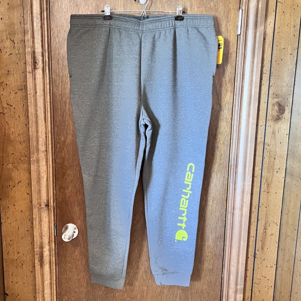 CARHARTT-Men's‎ Relaxed Midweight Logo Graphic Sweatpants Size 2XL